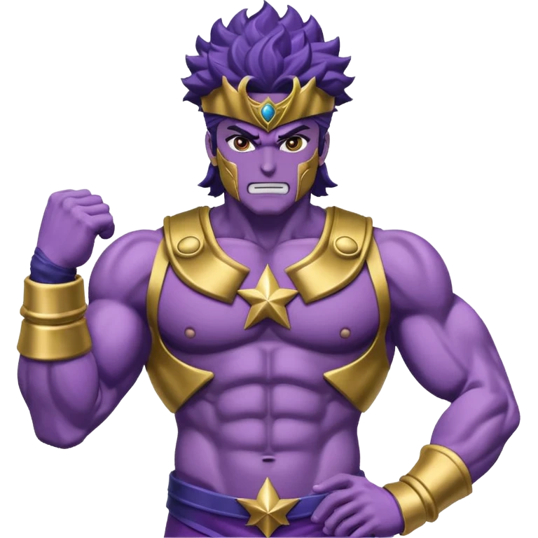J’aimerais que tu me crées un emoji sur star Platinum dans jojo bizarre Adventure emoji