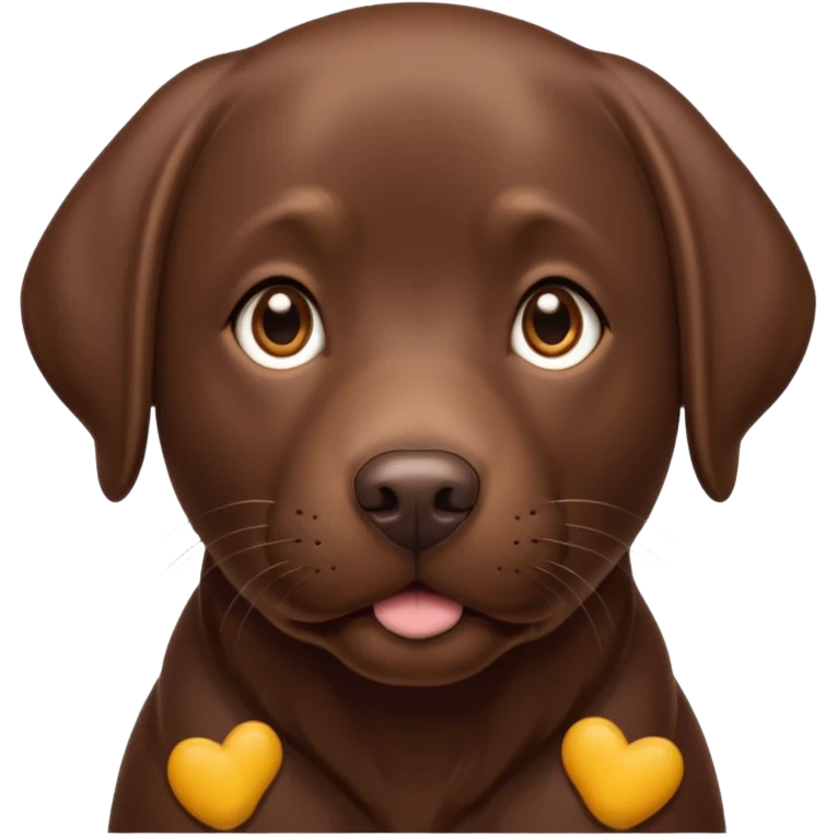 chocolate dog emoji