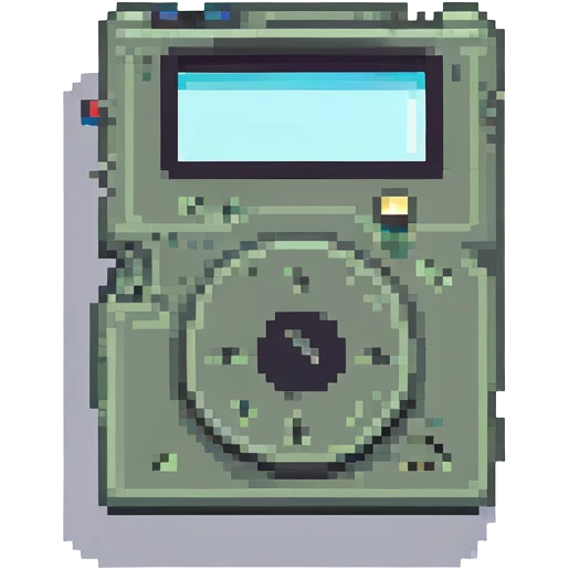 a minidisk player with buttons emoji