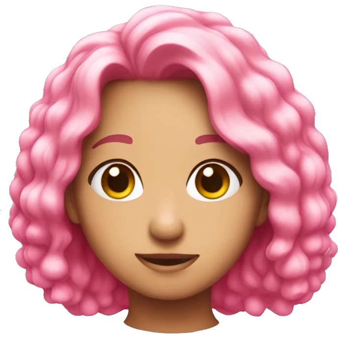 cute and pink emoji