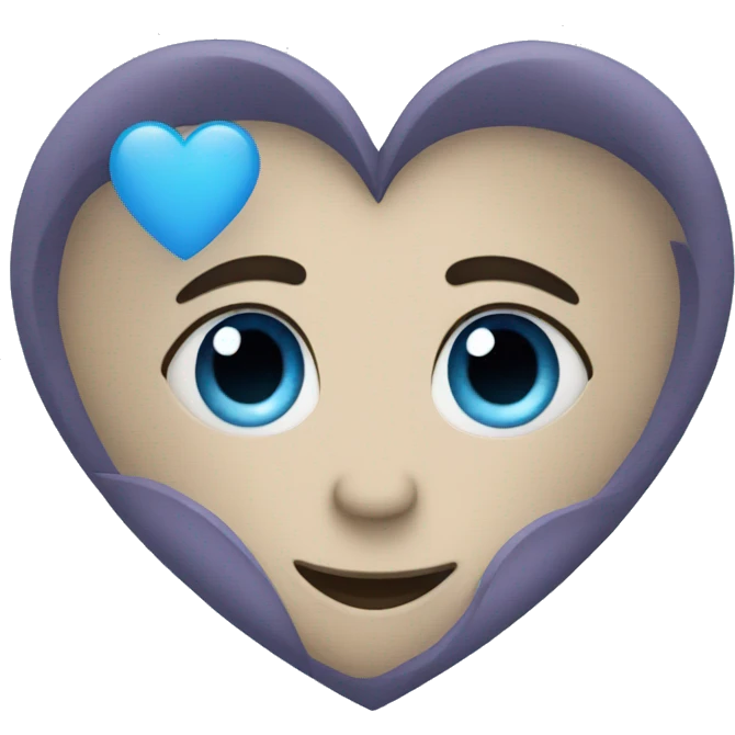 Blue heart emoji