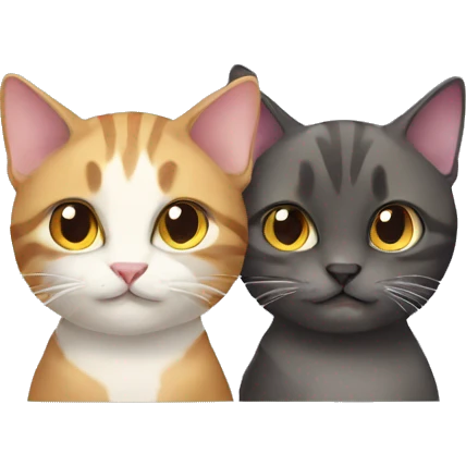 two cats emoji