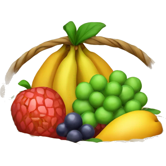 Fruit basket  emoji