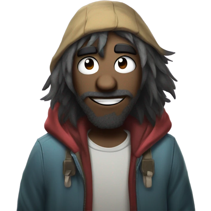 Homeless Hazbin Hotel character emoji
