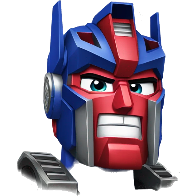 Optimus Prime is evil emoji