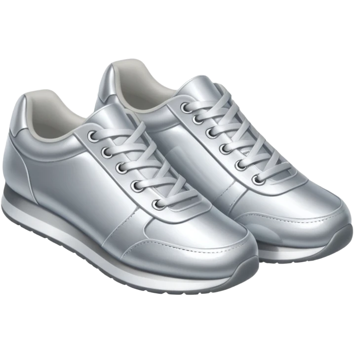 zapatillas plateadas emoji