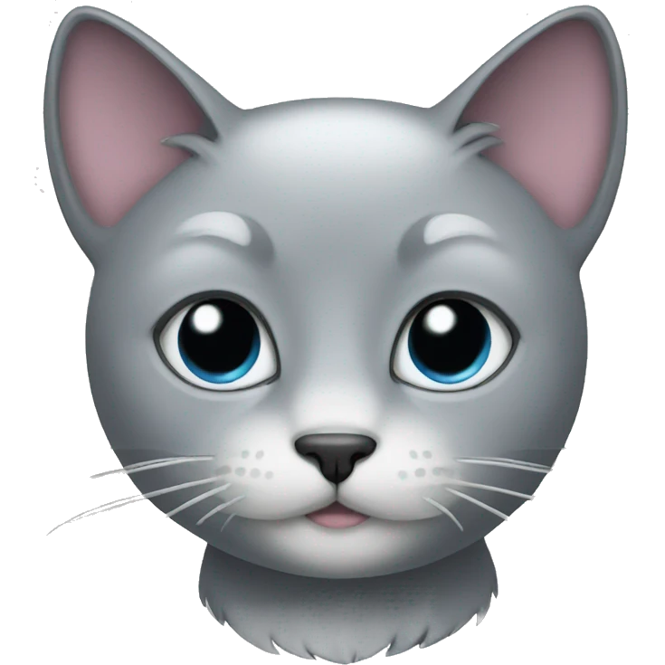 silver cat emoji