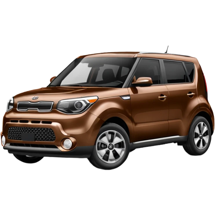 Brown Kia soul cool emoji