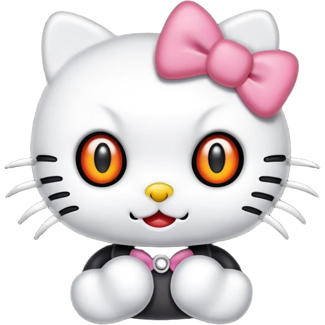 Hello kitty scary emoji