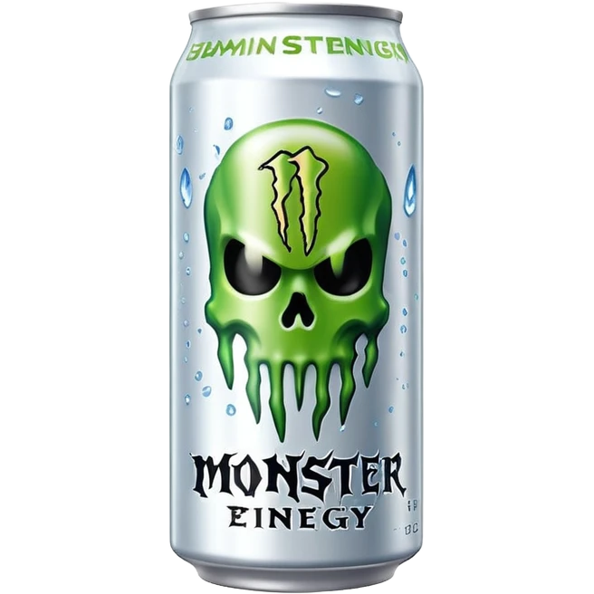  مشروبمونستر بيضاء emoji