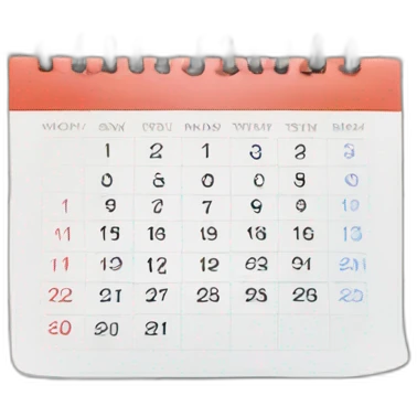calendar day emoji