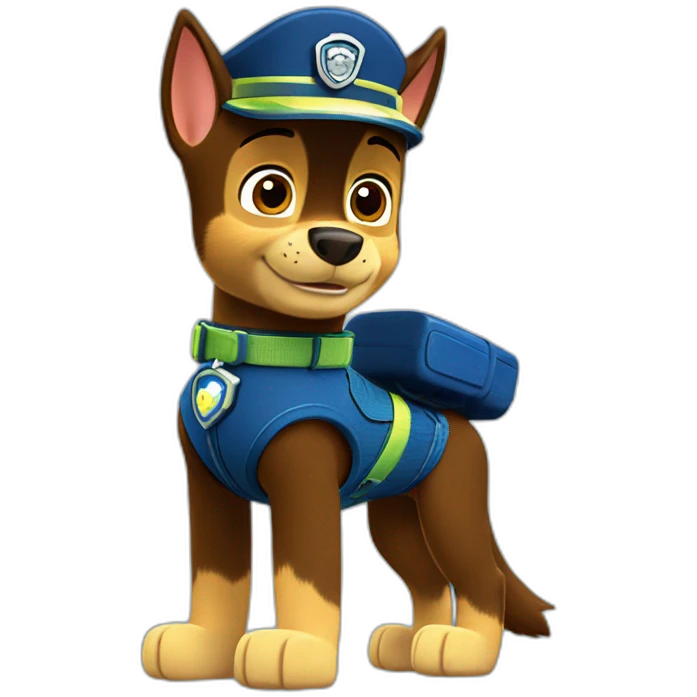 paw patrol chase emoji