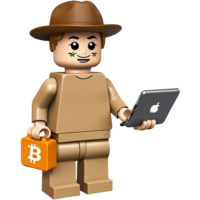 lego homme hackeur bitcoin emoji