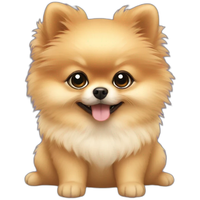 Baby Pomeranian emoji