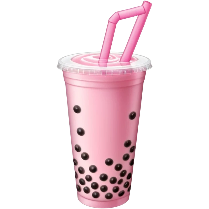Розовый бабл ти  emoji