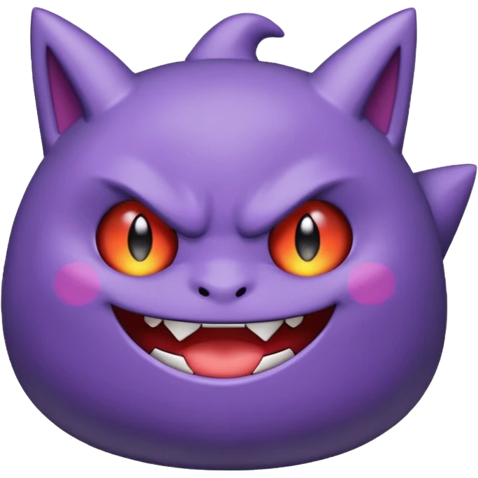 gengar chibi style emoji