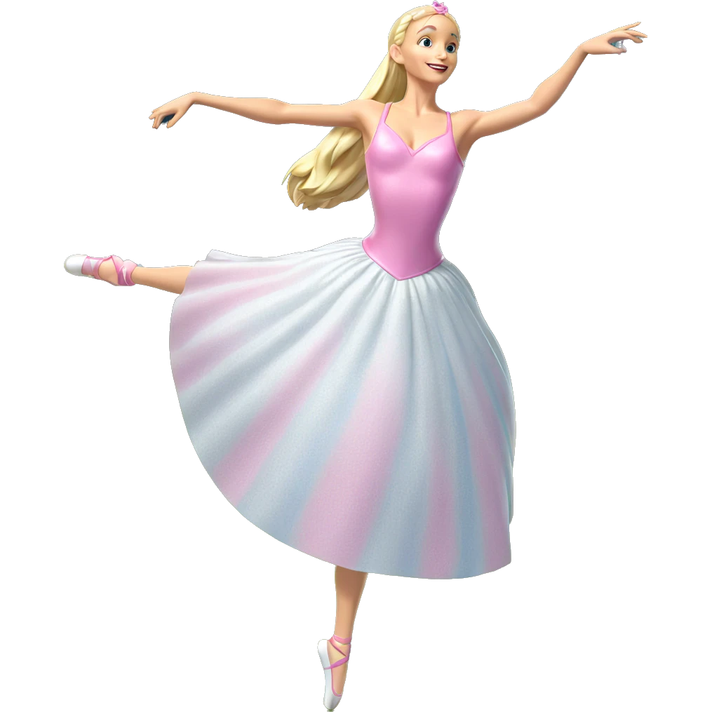 ballerina by the waterfall emoji