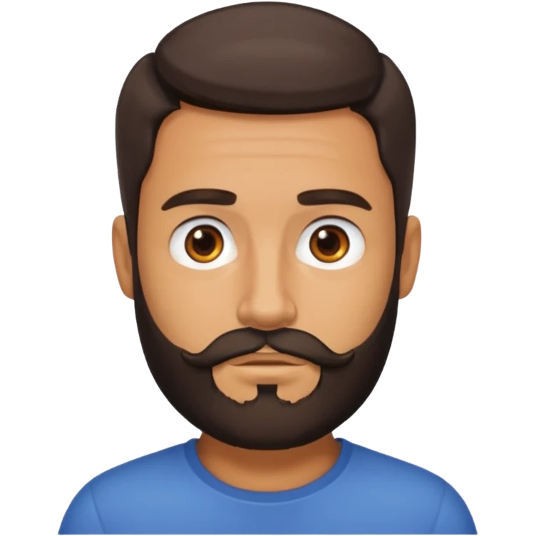 A beard man emoji