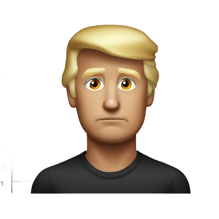 Donald trump mugshot emoji