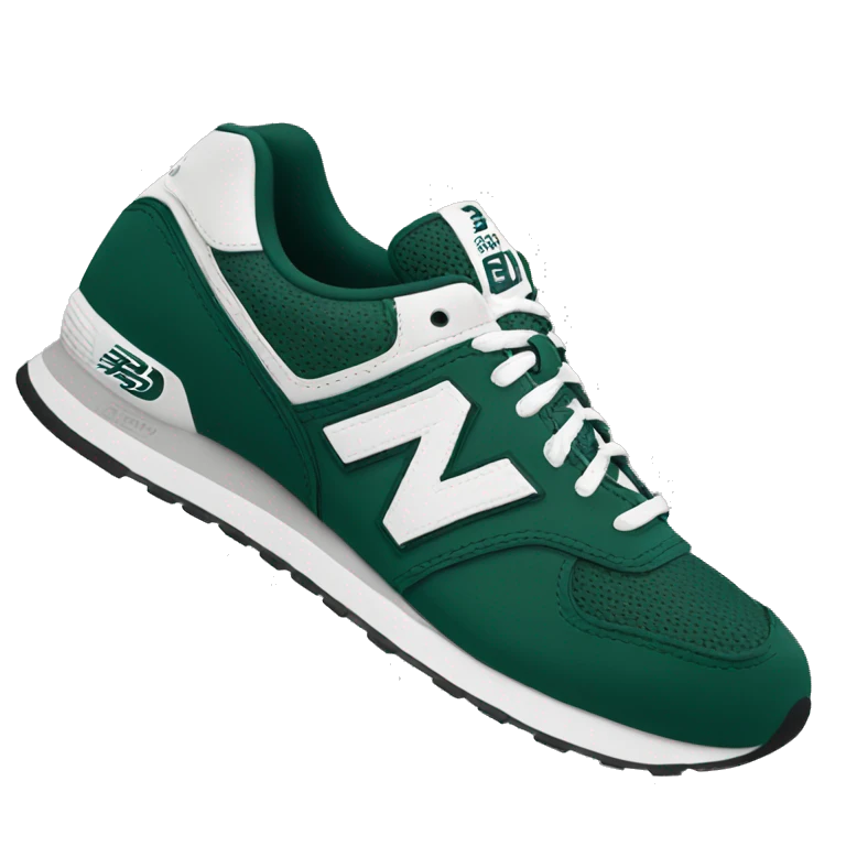 Dark green and white New Balance Shoe emoji