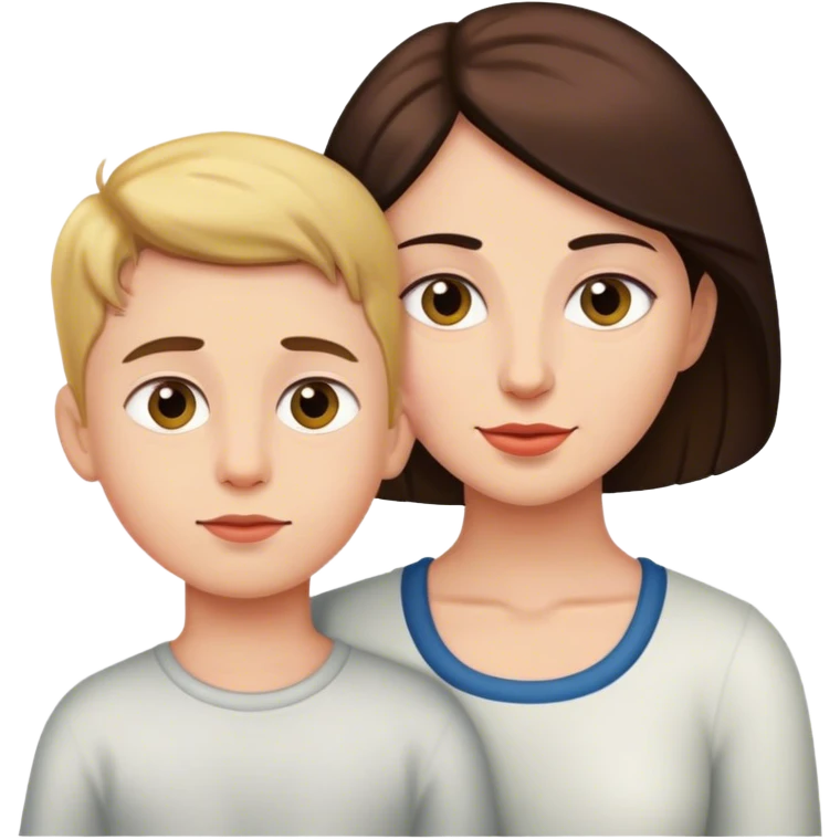 Esther with  the son emoji