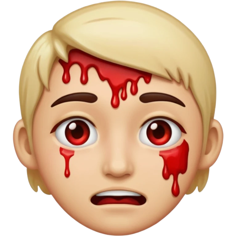 Bleeding face emoji emoji