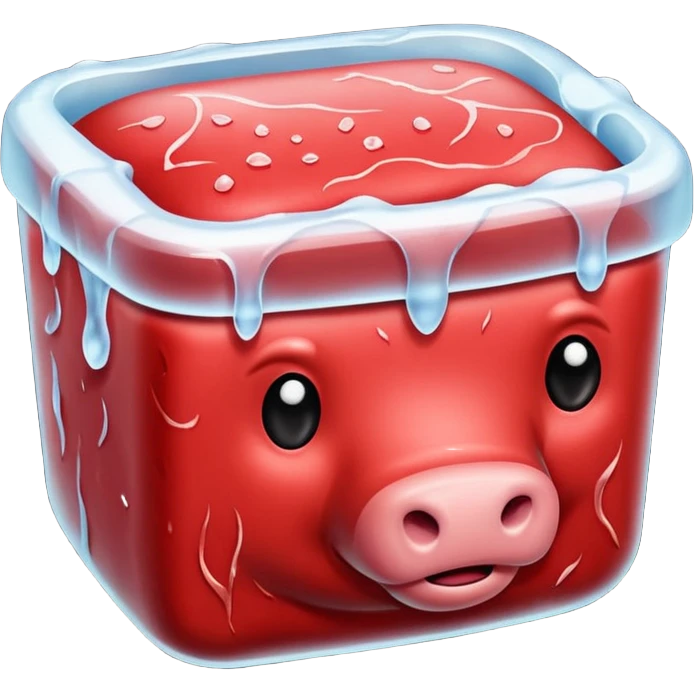 frozen meat of beef emoji