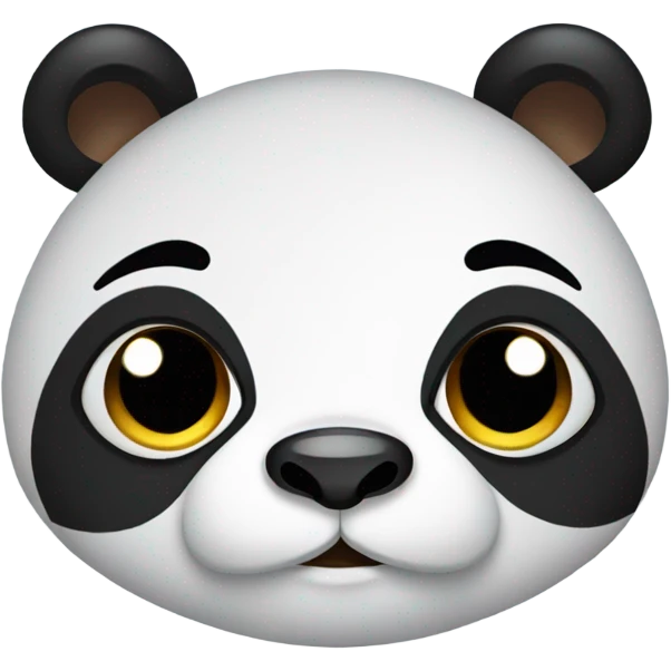 cute panda face  emoji