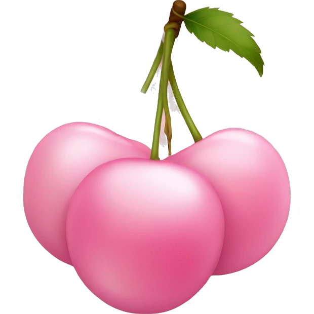 light pink cherry emoji