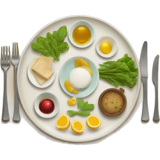 Passover Seder plate  emoji