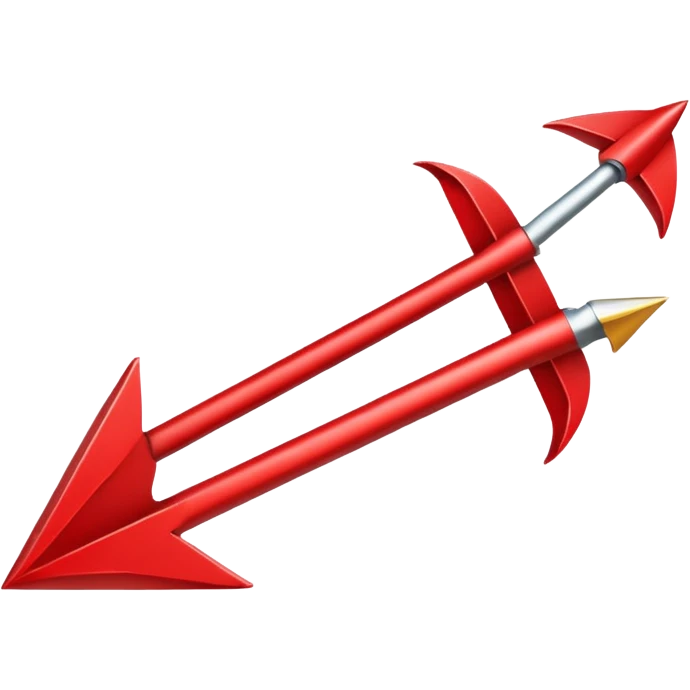 red arrow pointing down against a molecule background emoji
