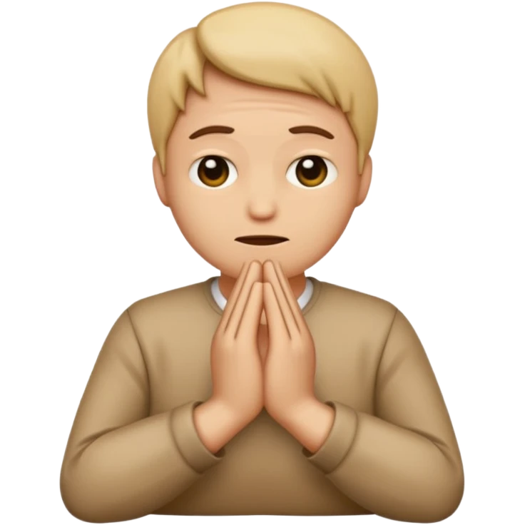 make a emoji who are say sorry emoji