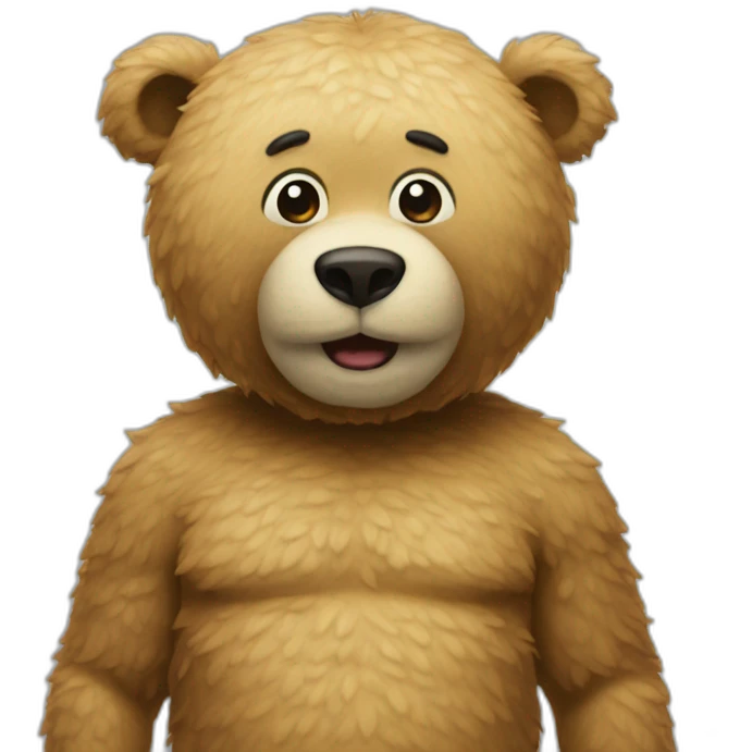 Sesame-beside-Kuma emoji