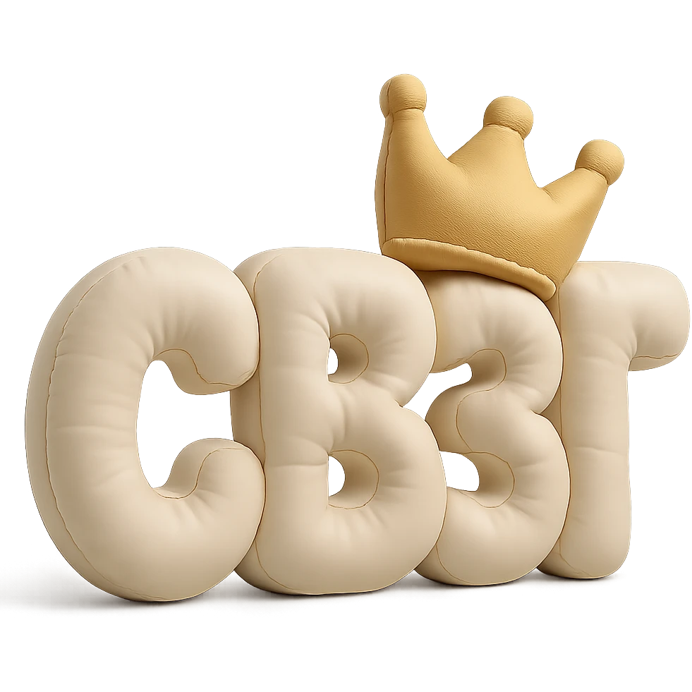 bold and playful text 'СВЭГ' with a gold crown on top, cushion style, no background emoji