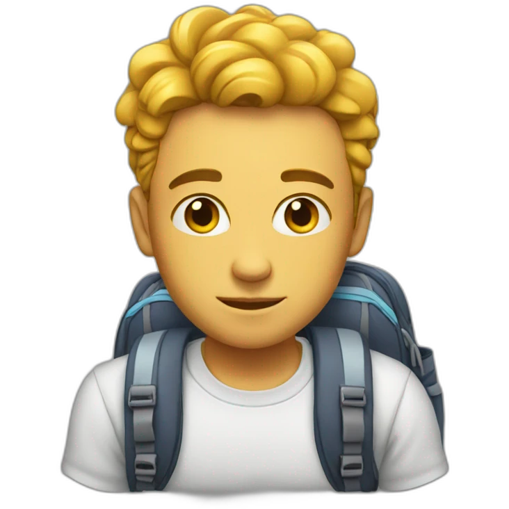 concentrated-with-backpack emoji