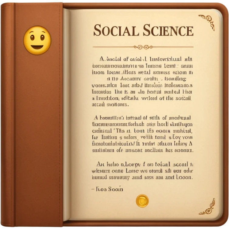 social science emoji