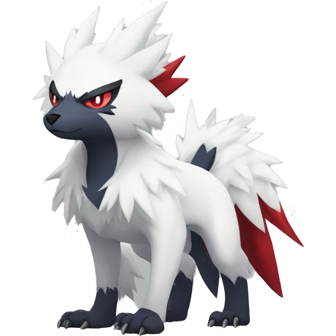 Cool Edgy Absol-Zangoose-Quilava, full body emoji