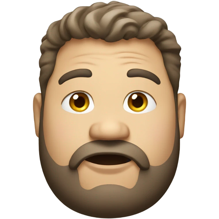fat guy emoji