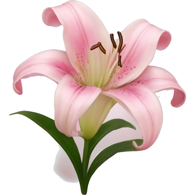 light pink lilium emoji