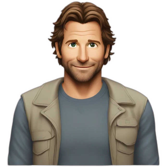 Bradley Cooper say « I love Mel » emoji