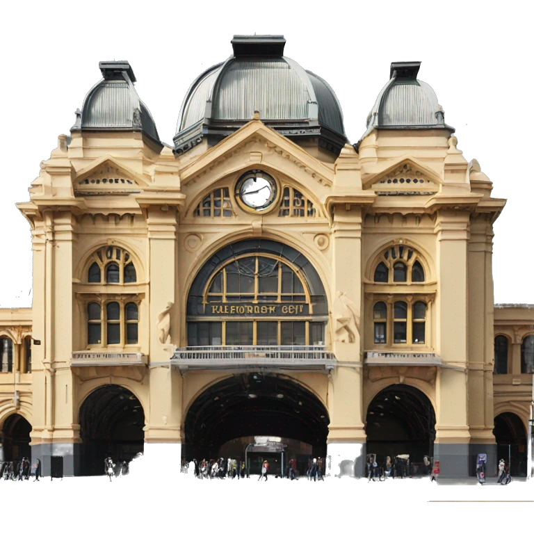 melbourne flinders st station emoji
