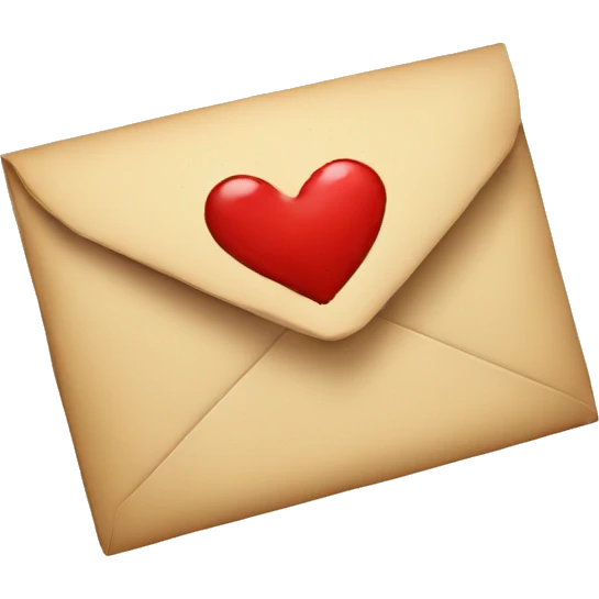 Love letter emoji
