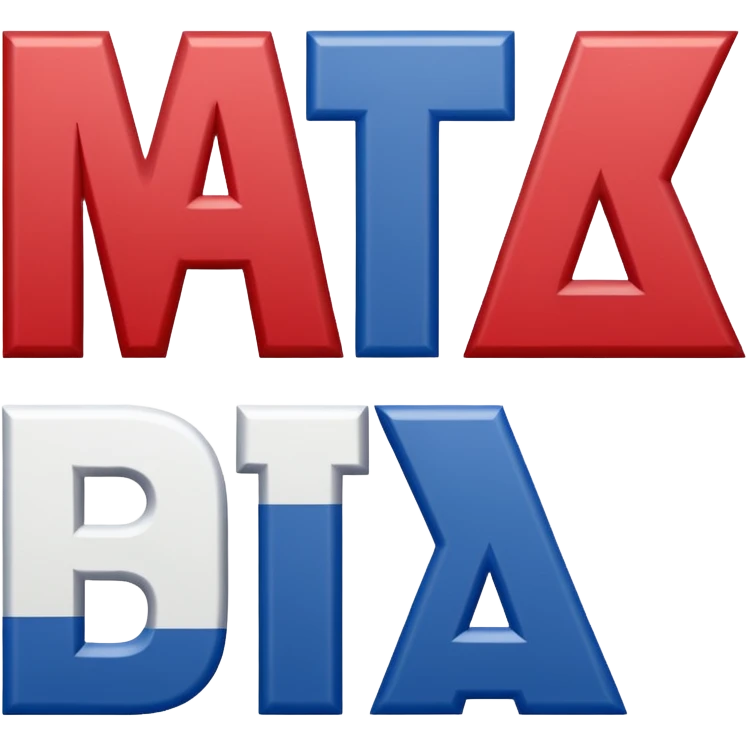 ATX  Block letters painted the colors of the Texas state flag emoji