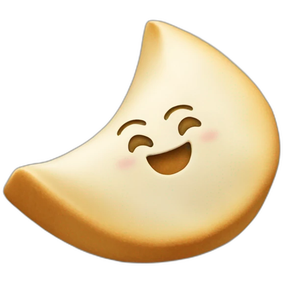 Fortune cookie emoji
