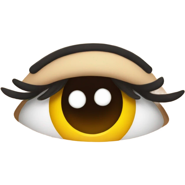emoji with lashes emoji