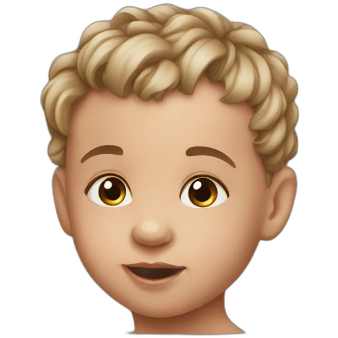 young baby emoji