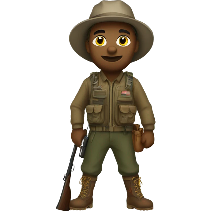 Duck hunter emoji