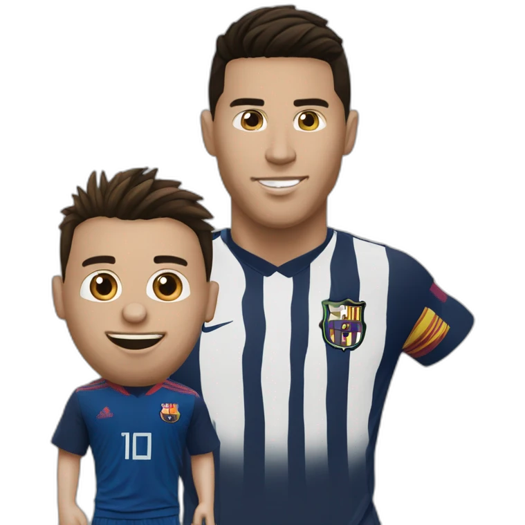 Ronaldo et messi emoji