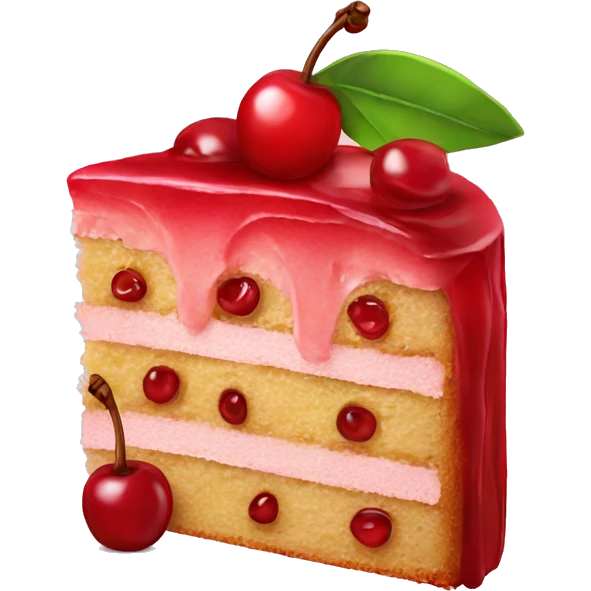 Cherry cake  emoji