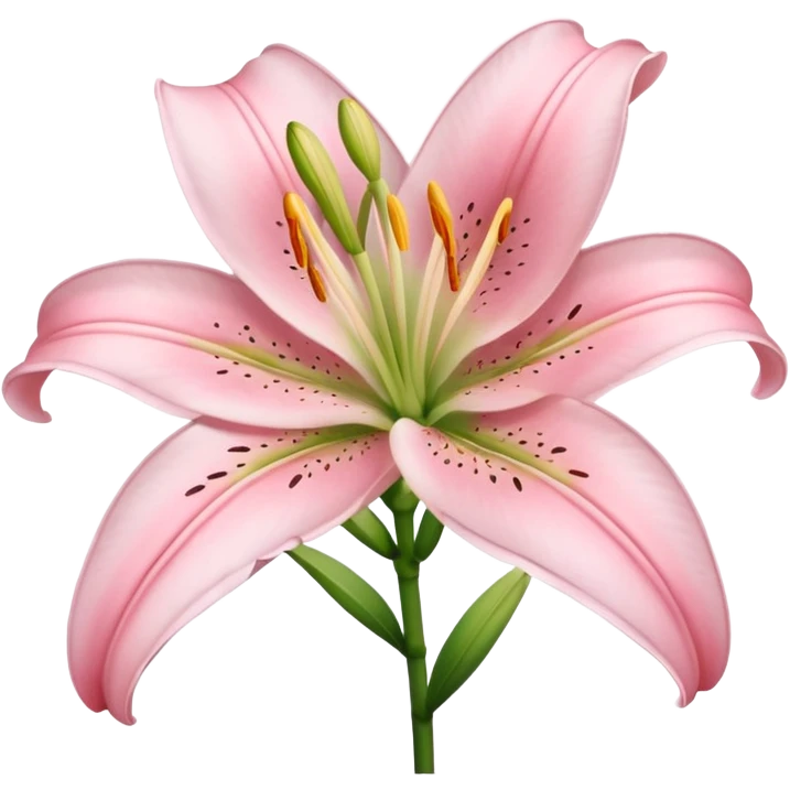 light pink lilium emoji